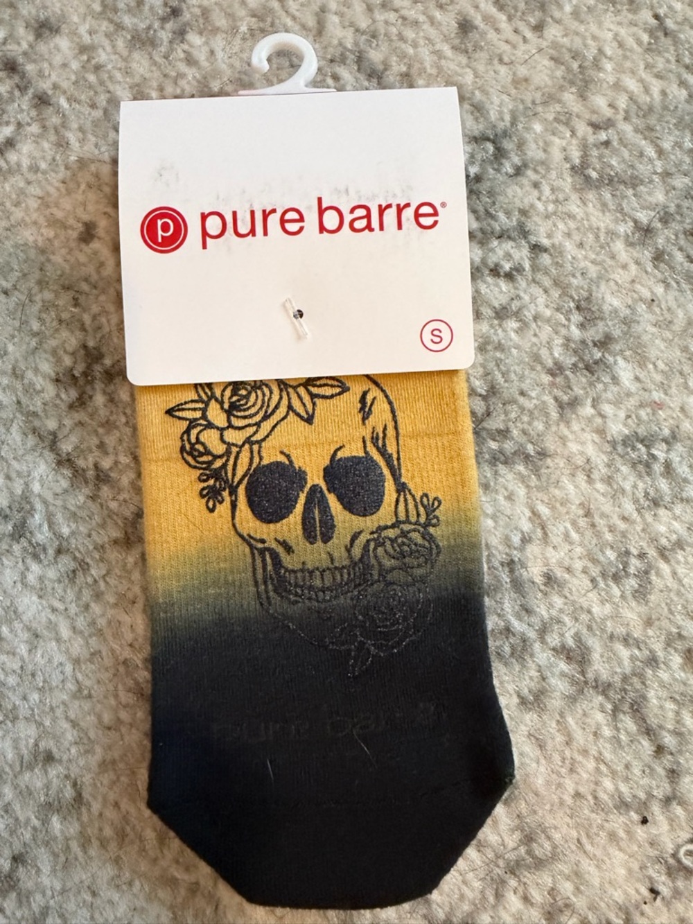 Pure Barre Ombre Skull Socks NWT